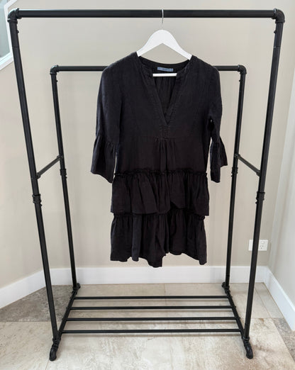 RUBY Knee Length Black Dress