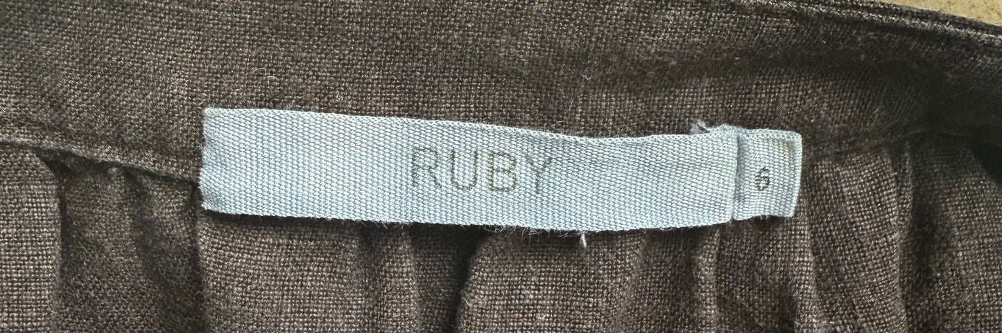 RUBY Knee Length Black Dress