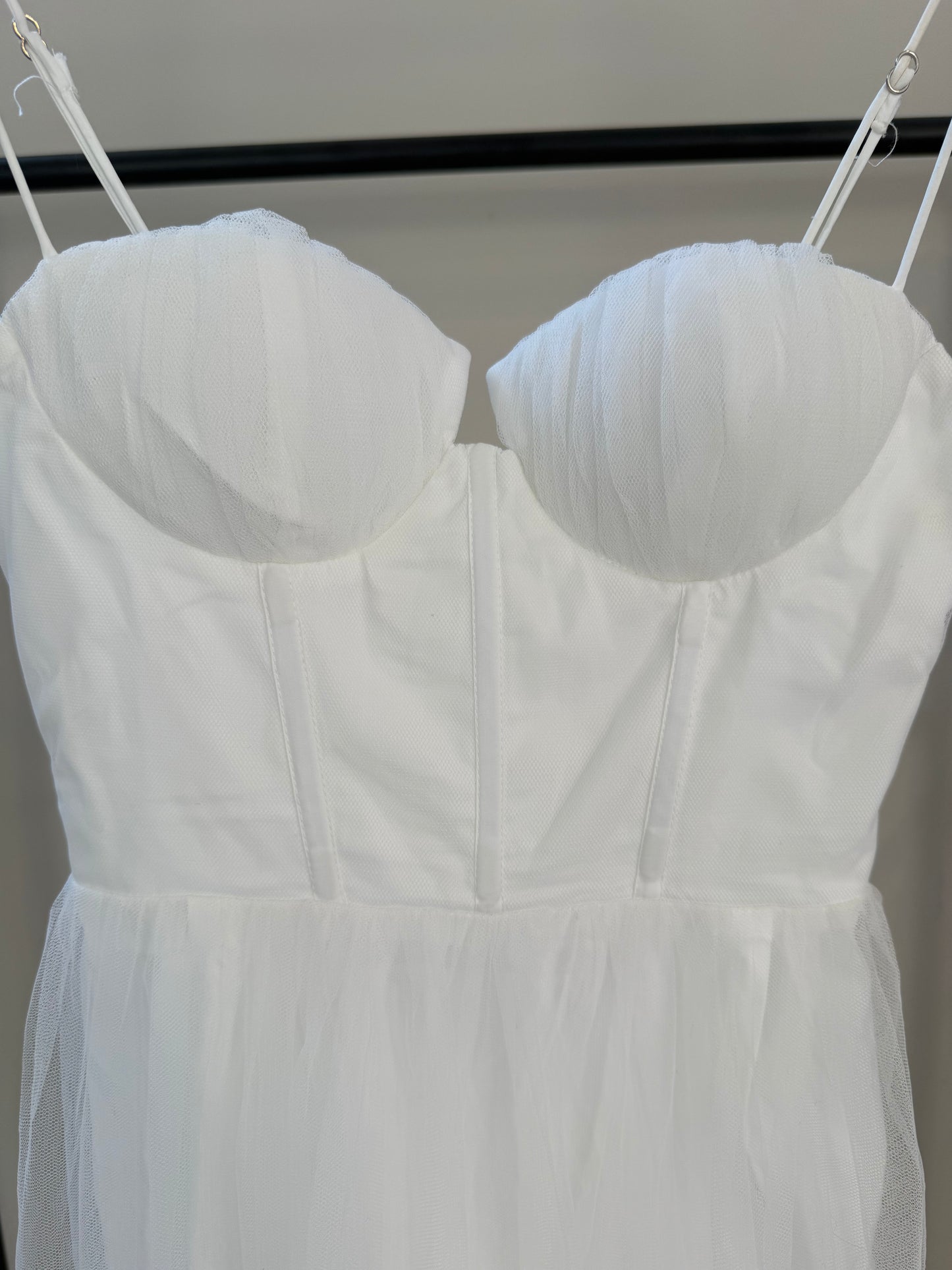 SELFIE LESLIE White Midi Dress
