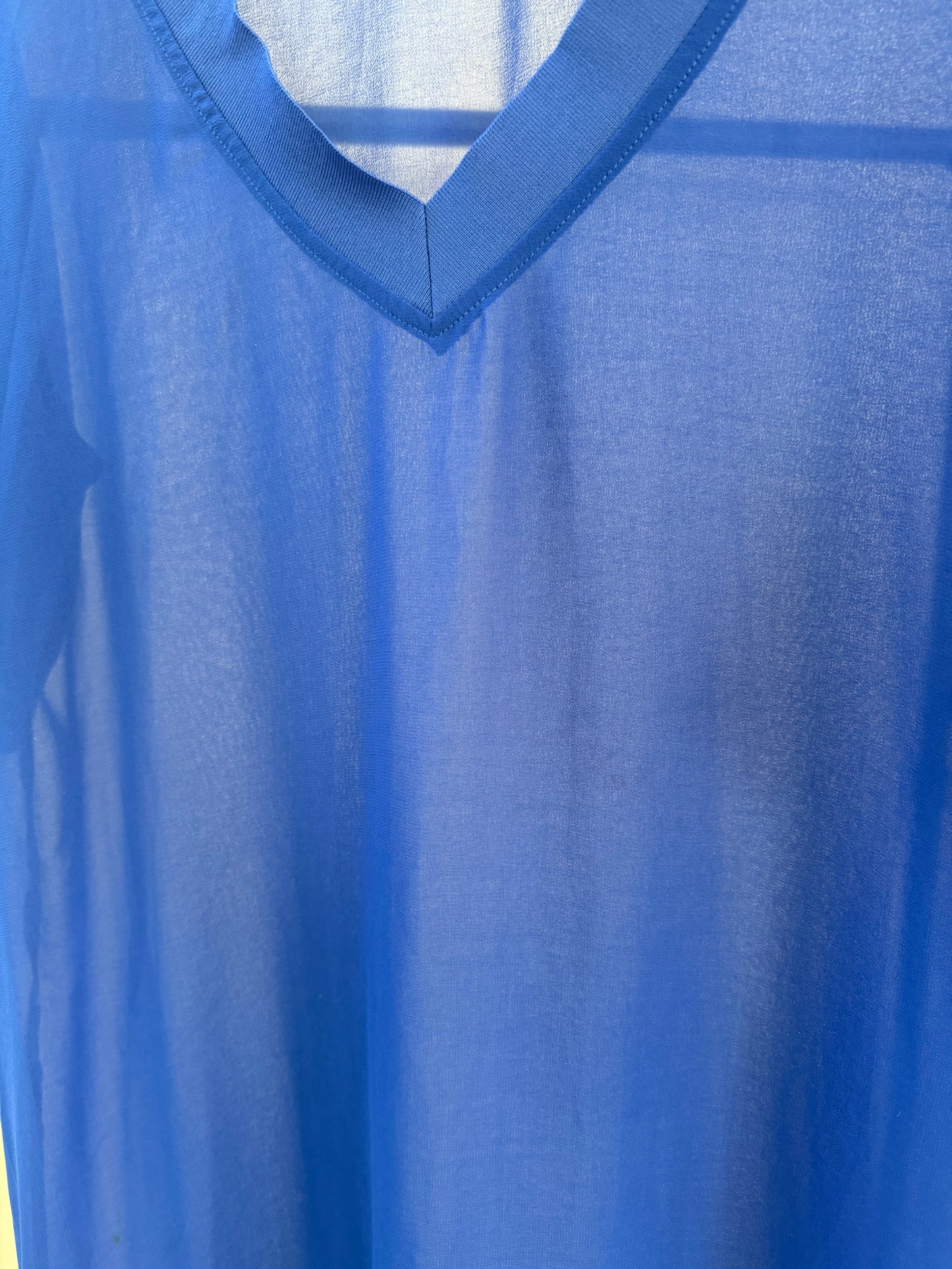 COCO&BELLE Sheer Blue Dress