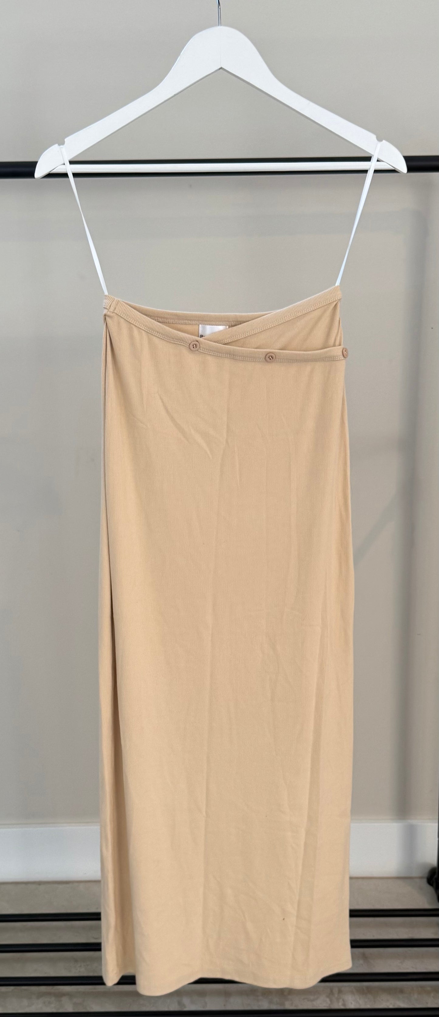 BY FRANKIE Tan Midi Dress