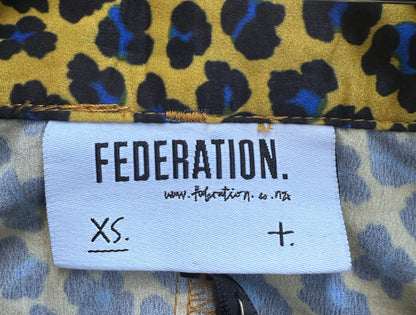FEDERATION Yellow Midi Skirt