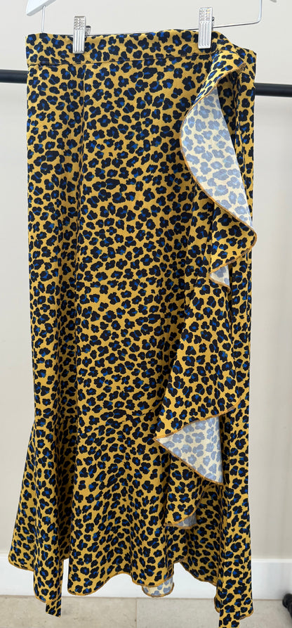 FEDERATION Yellow Midi Skirt
