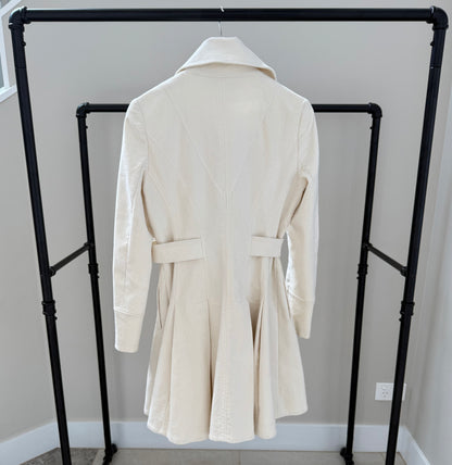 KAREN MILLEN Cream Trench Coat