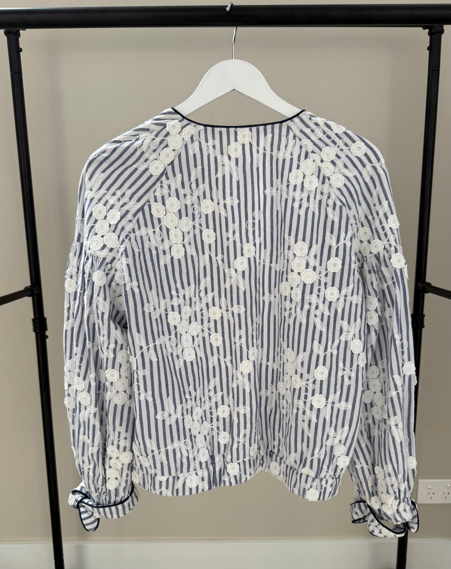 ZARA Blue and White Jacket