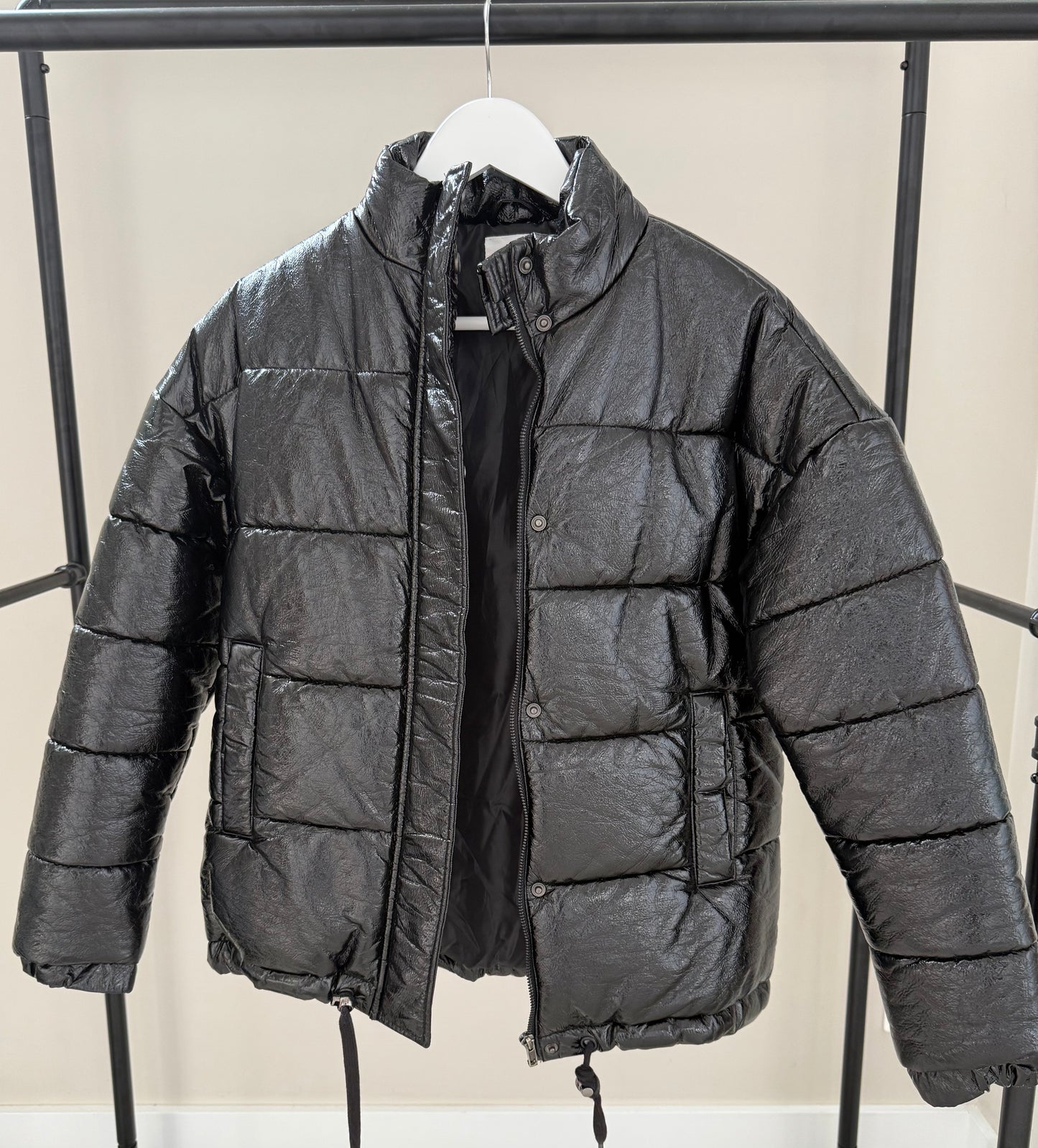 SEED Black Puffer Jacket