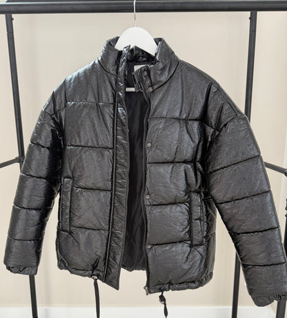 SEED Black Puffer Jacket