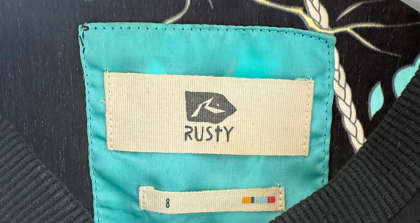 RUSTY Black/Floral Jacket