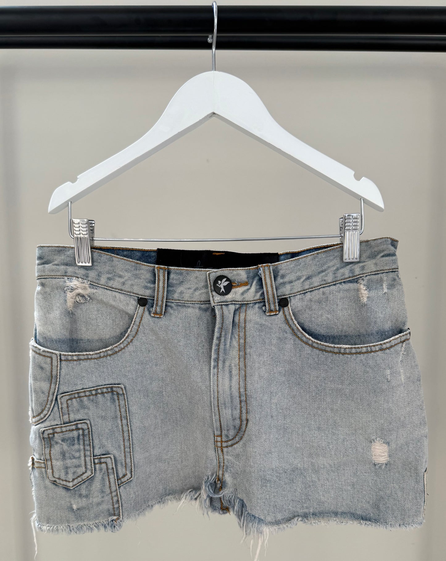 ONE TEASPOON Light Blue Mini Skirt