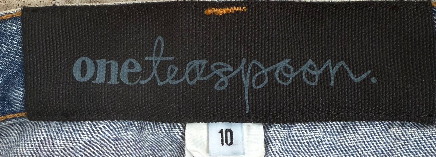 ONE TEASPOON Light Blue Mini Skirt