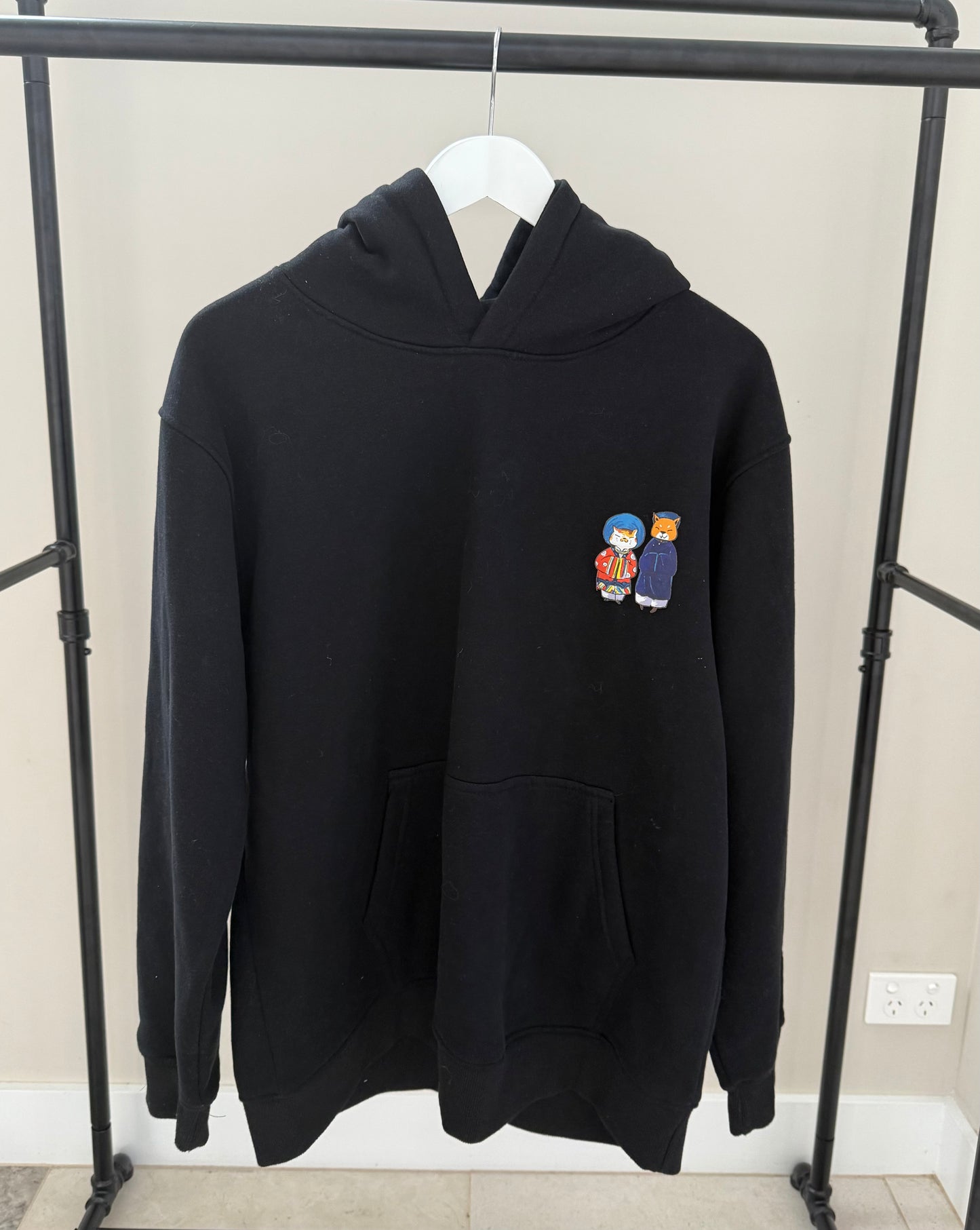 TIRED CITY Black Hoodie