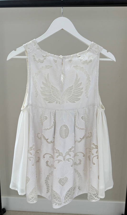 TRELISE COOPER White Structured Top