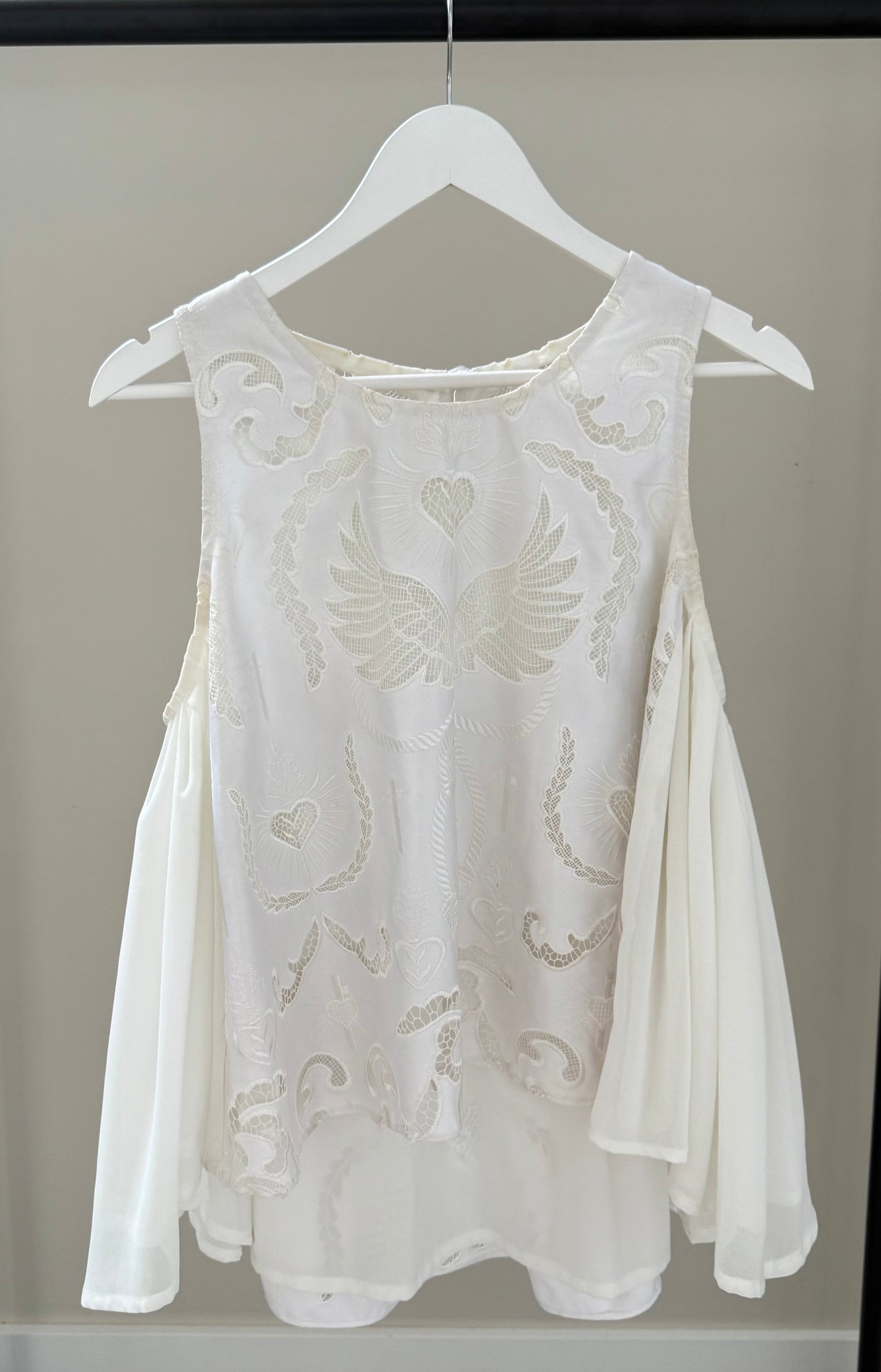 TRELISE COOPER White Structured Top