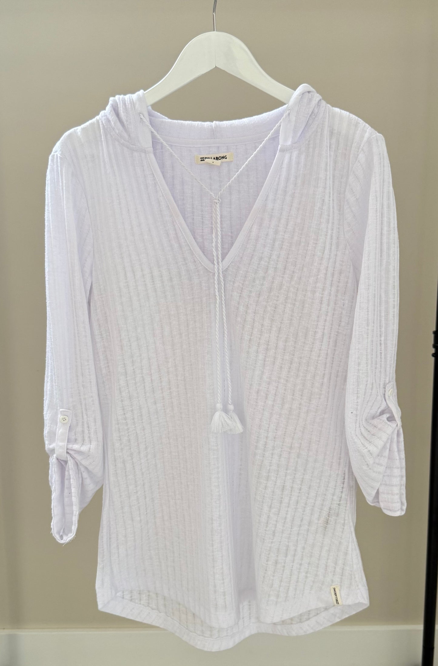 BILLABONG White Long Top