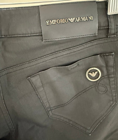 EMPORIO ARMANI Black Trousers