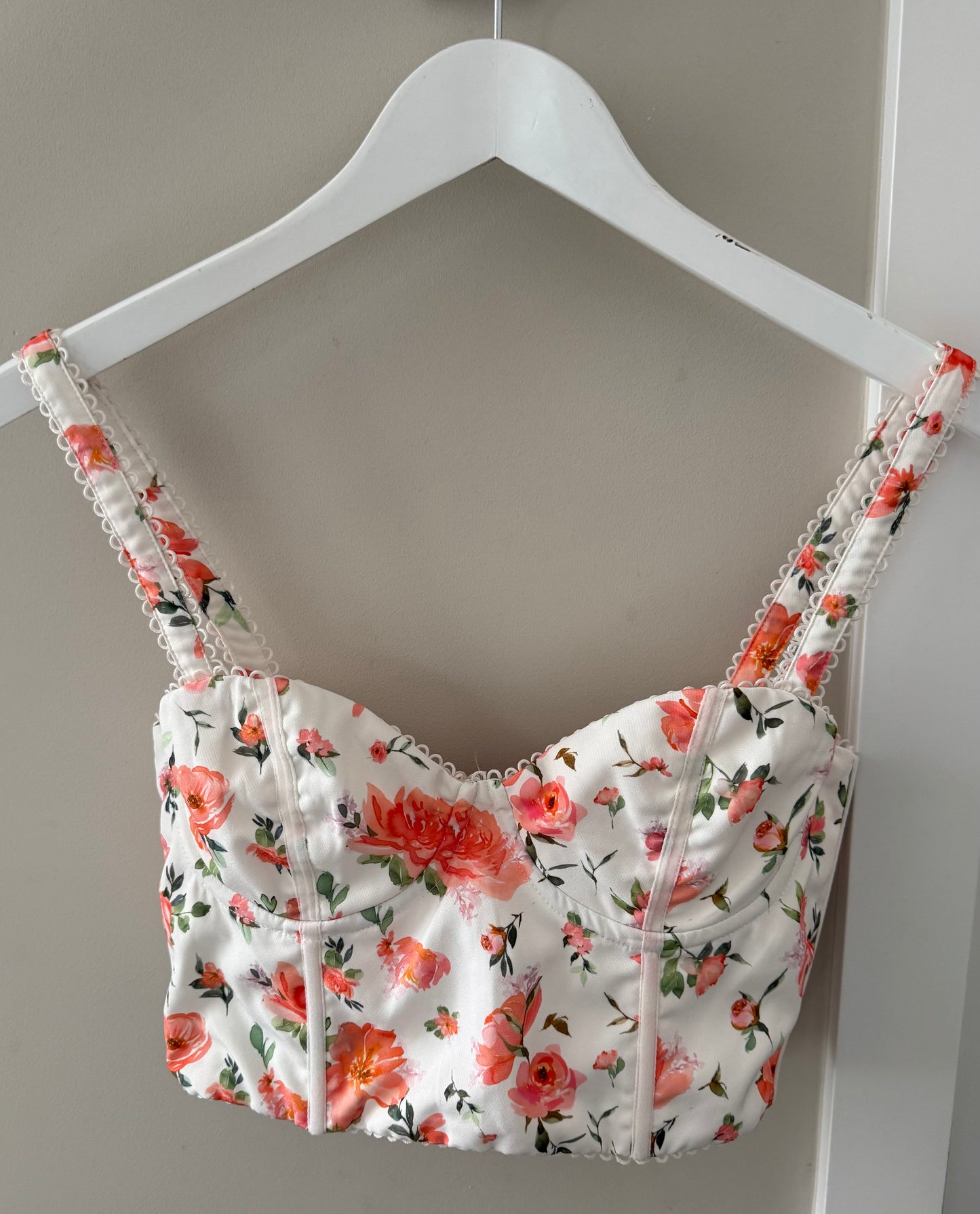 WHITE FOX Floral Corset