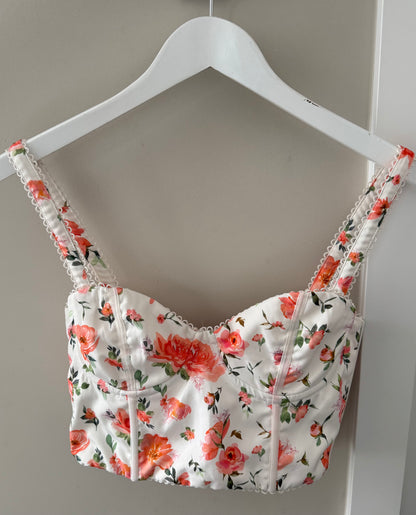 WHITE FOX Floral Corset