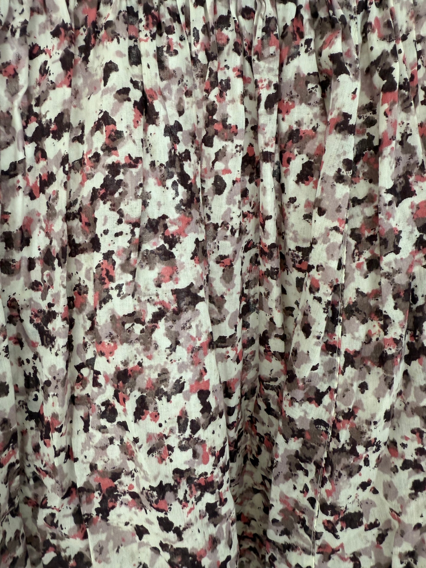 JULIETTE HOGAN Pink/White Floral Skirt