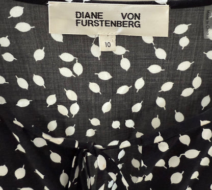 DIANE VON FURSTENBURG Black/White Dress