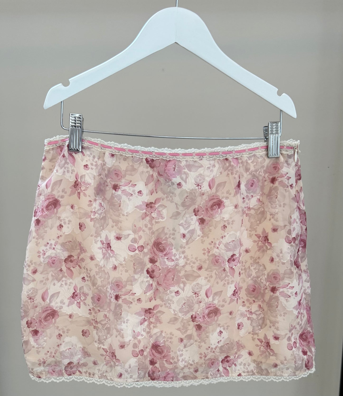 PRINCESS POLLY Floral Pink Mini Skirt