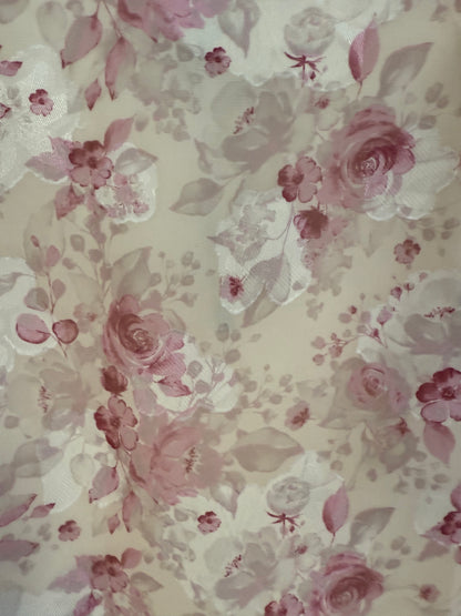 PRINCESS POLLY Floral Pink Mini Skirt