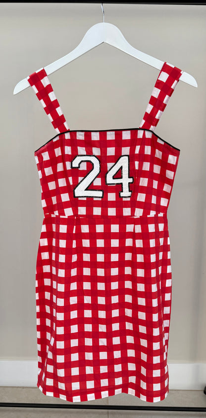 COOP by TRELISE COOPER Red/White Checkered Mini Dress