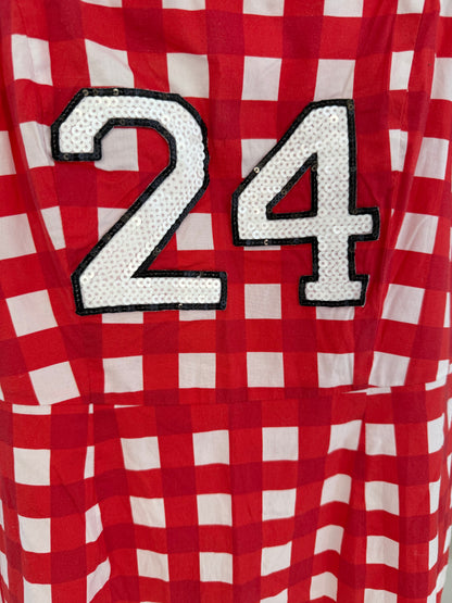 COOP by TRELISE COOPER Red/White Checkered Mini Dress