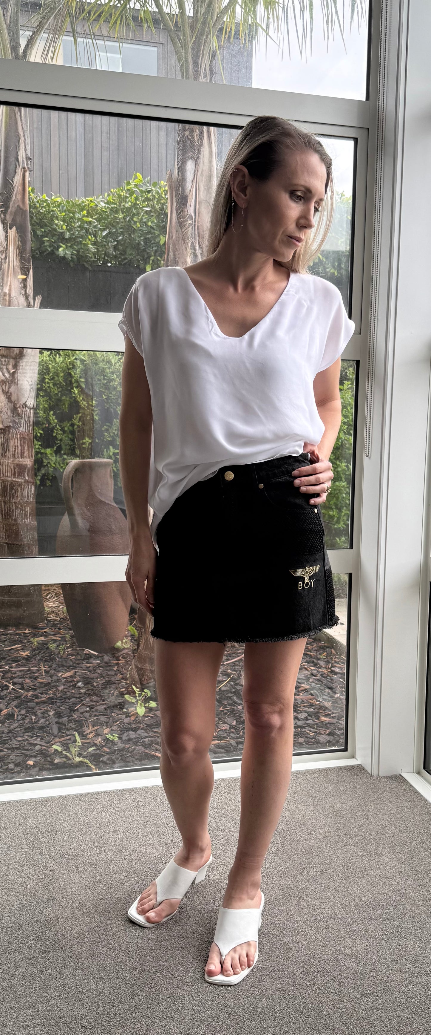 BOY LONDON Black Mini Skirt