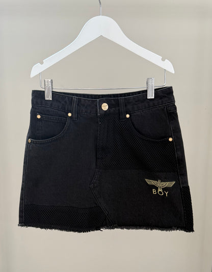 BOY LONDON Black Mini Skirt