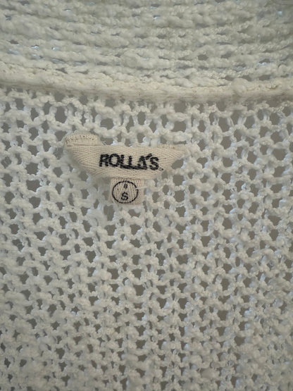 ROLLAS White Cardigan