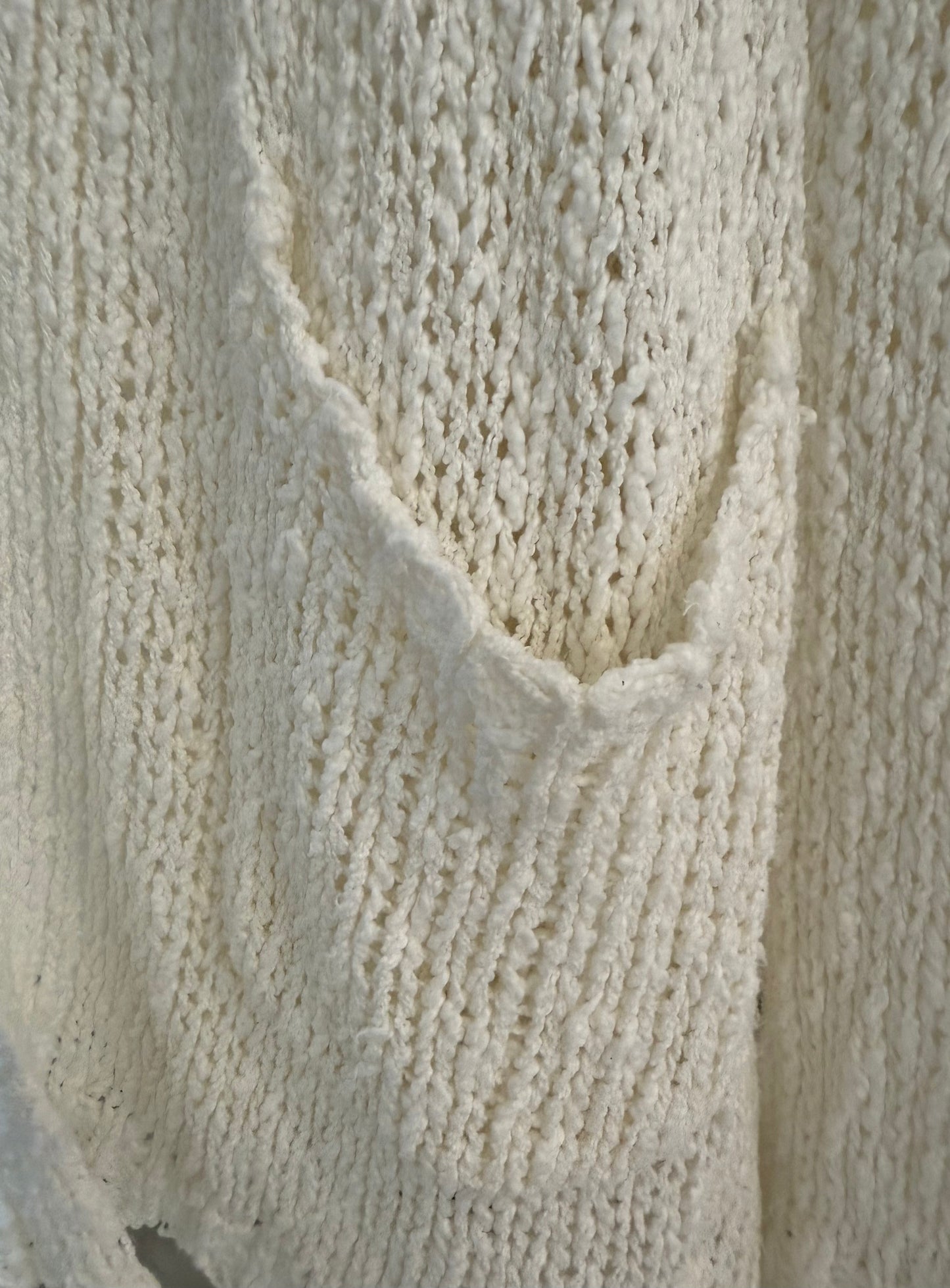 ROLLAS White Cardigan