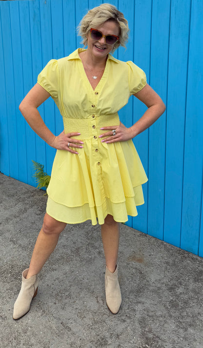 MIRROU Yellow Dress