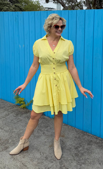 MIRROU Yellow Dress