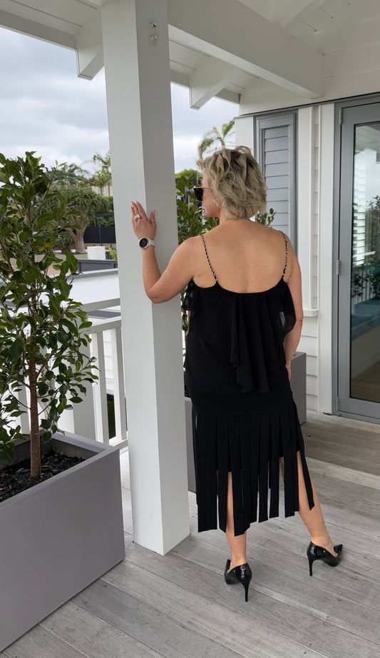 TRELISE COOPER Black Skirt
