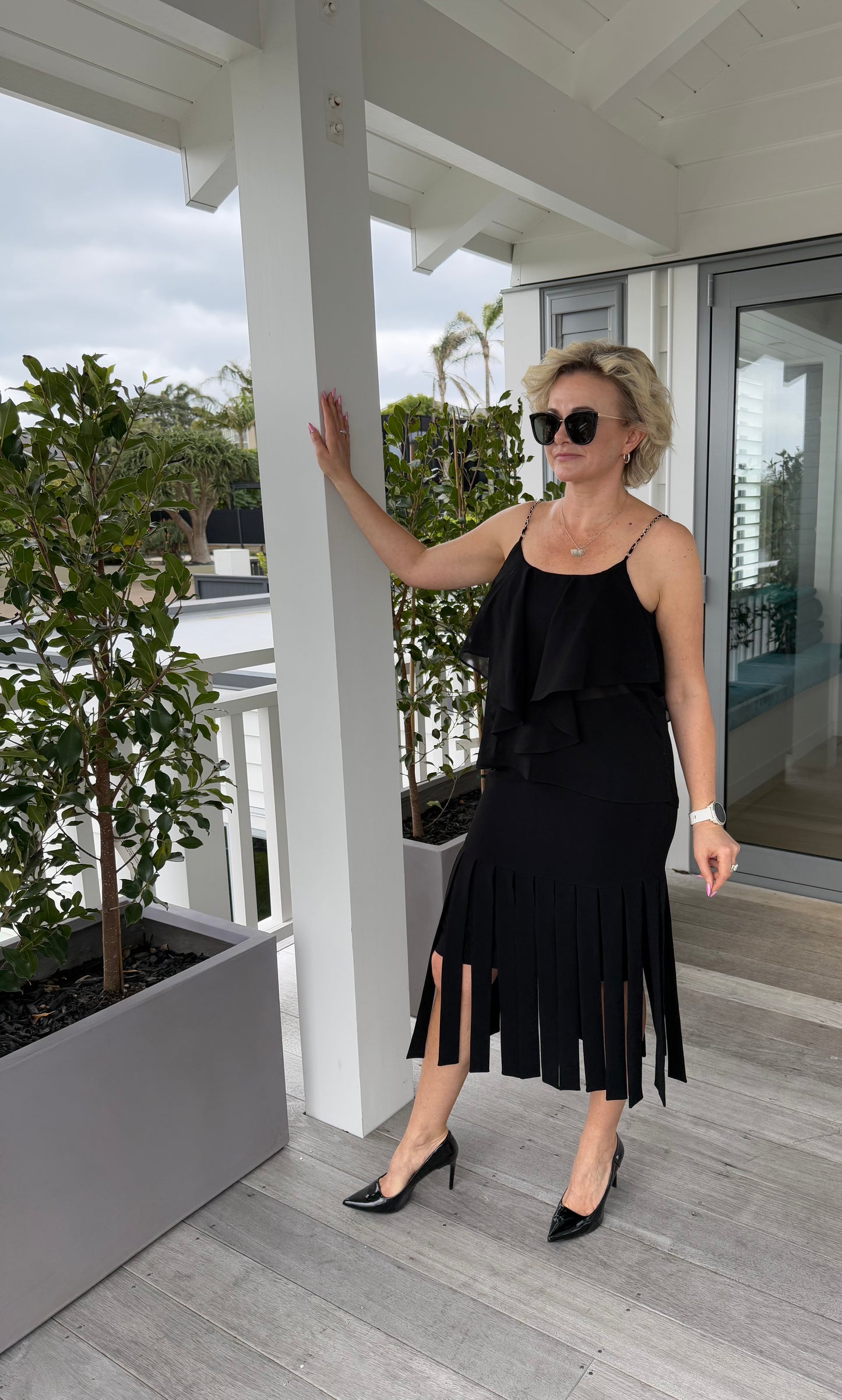 TRELISE COOPER Black Skirt
