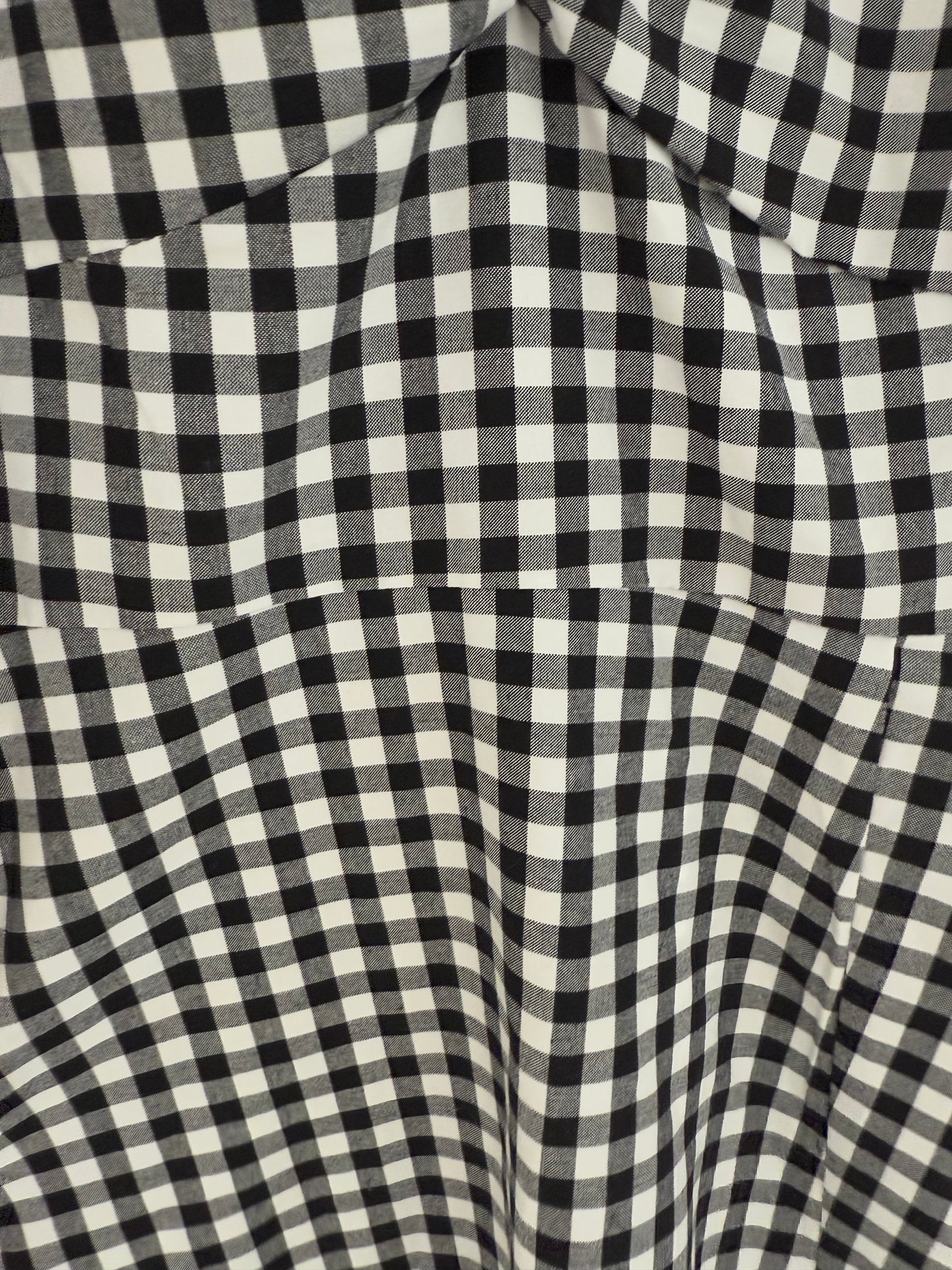 PAGANI Black/White Checkered Dress