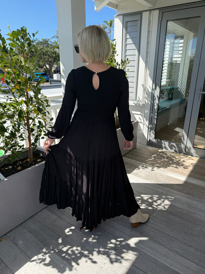 STELLA + GEMMA Maxi Navy Blue Dress