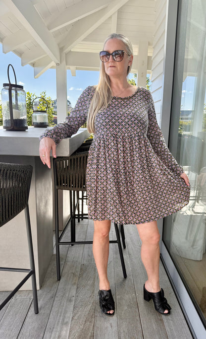 TIGERLILY Pink/BlueKnee Length Dress