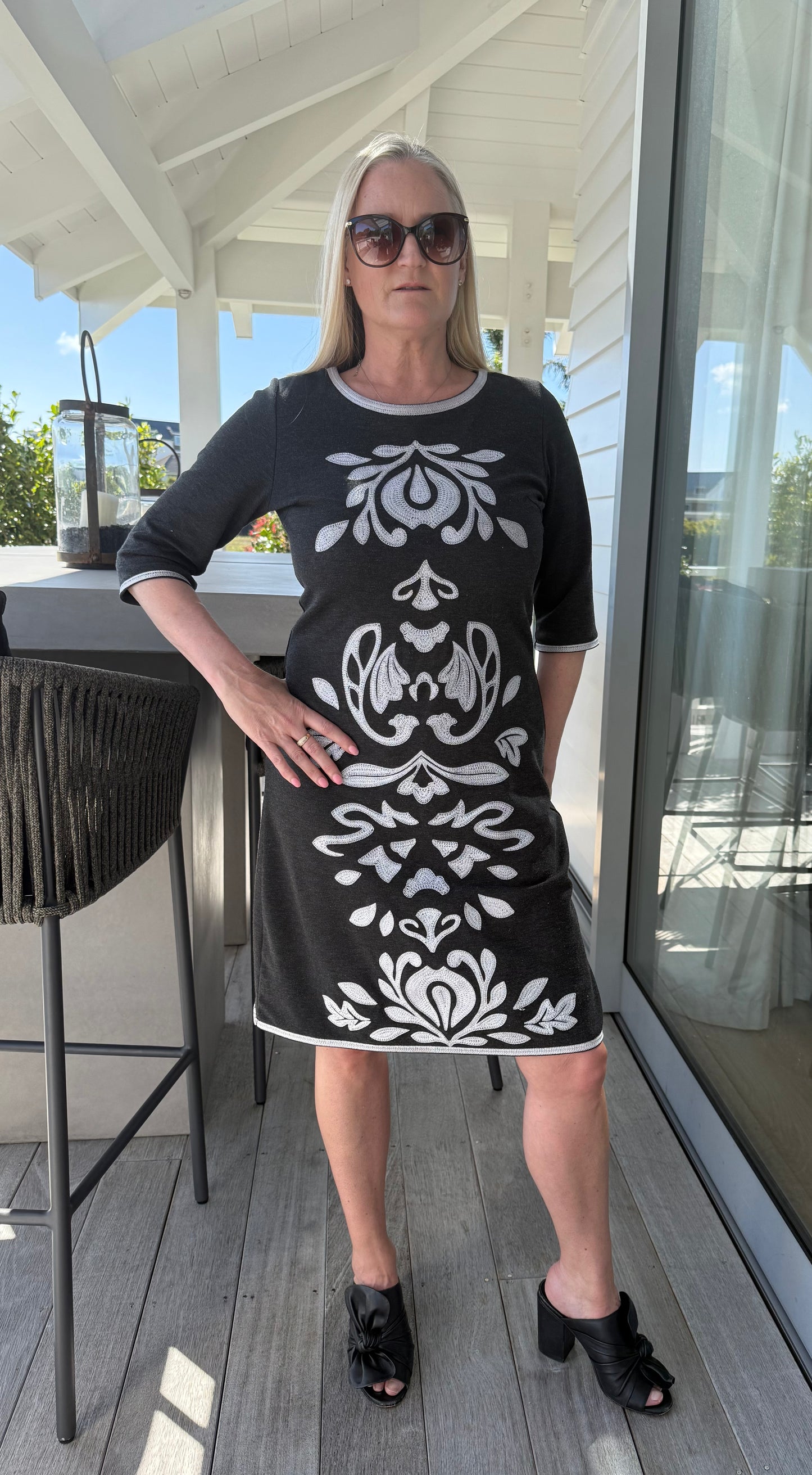 MARC by Marc Jacobs Midi Grey Dress
