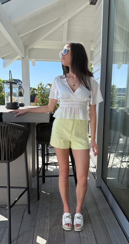 RUBY Lemon Shorts