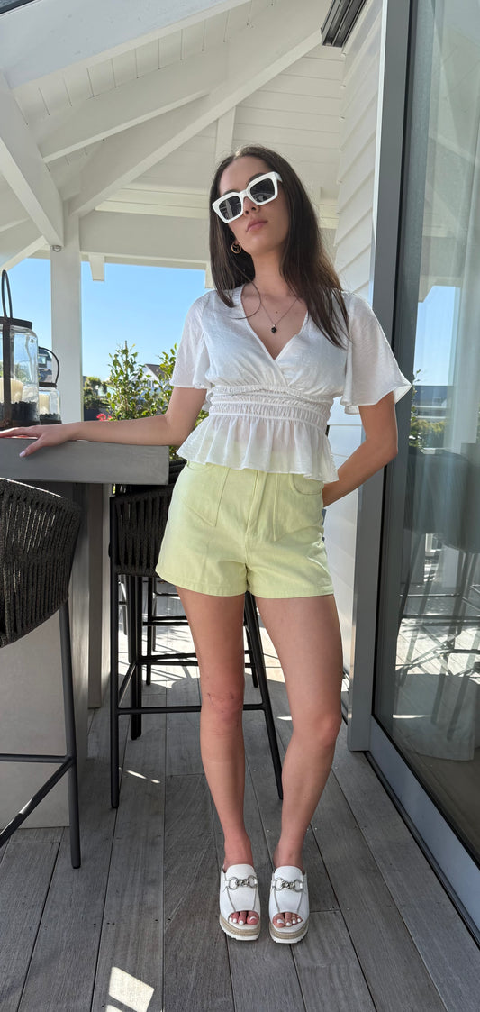 RUBY Lemon Shorts