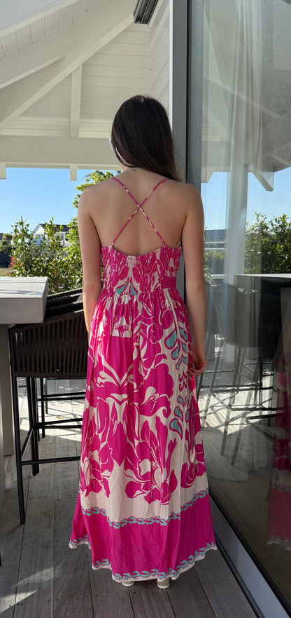 AUGUSTINE Pink Maxi Dress