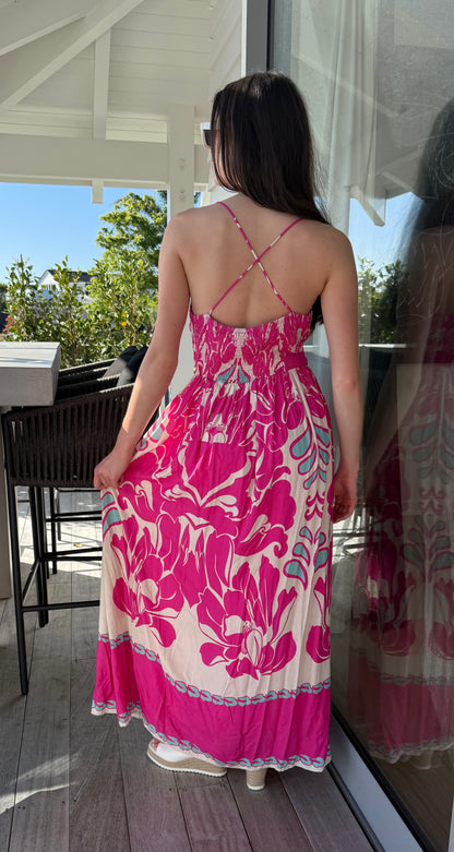 AUGUSTINE Pink Maxi Dress