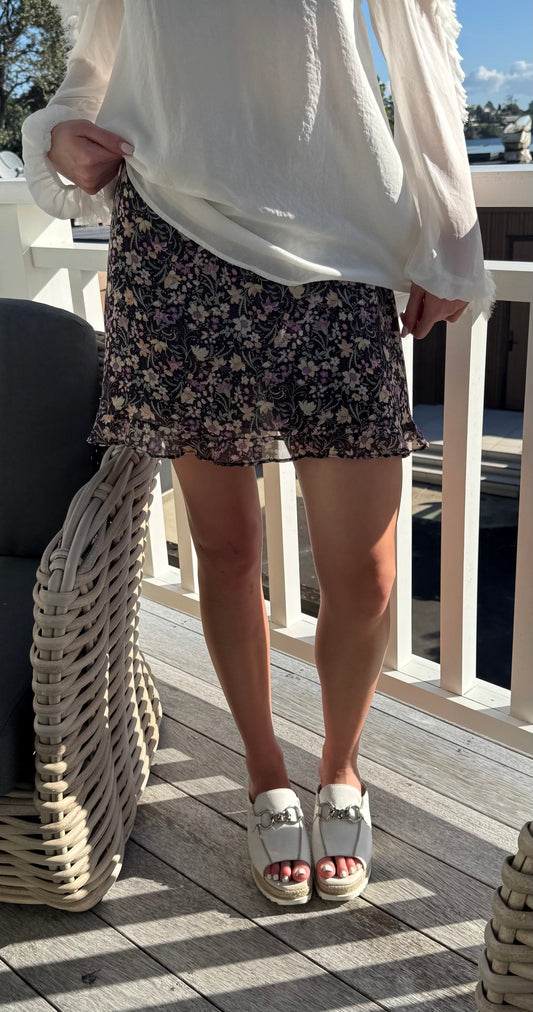 RUBY Mini Floral Skirt