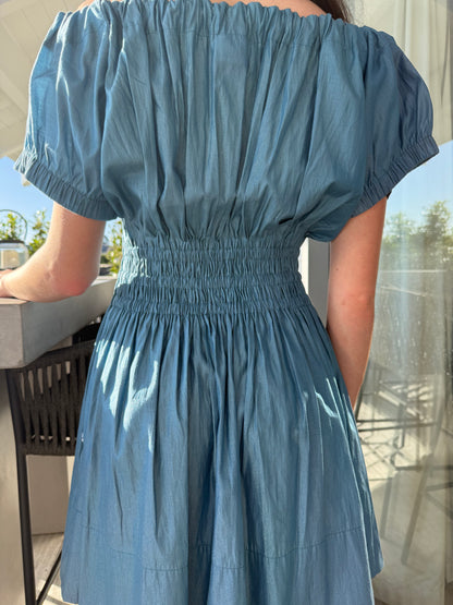FEDERATION Blue Mini Dress