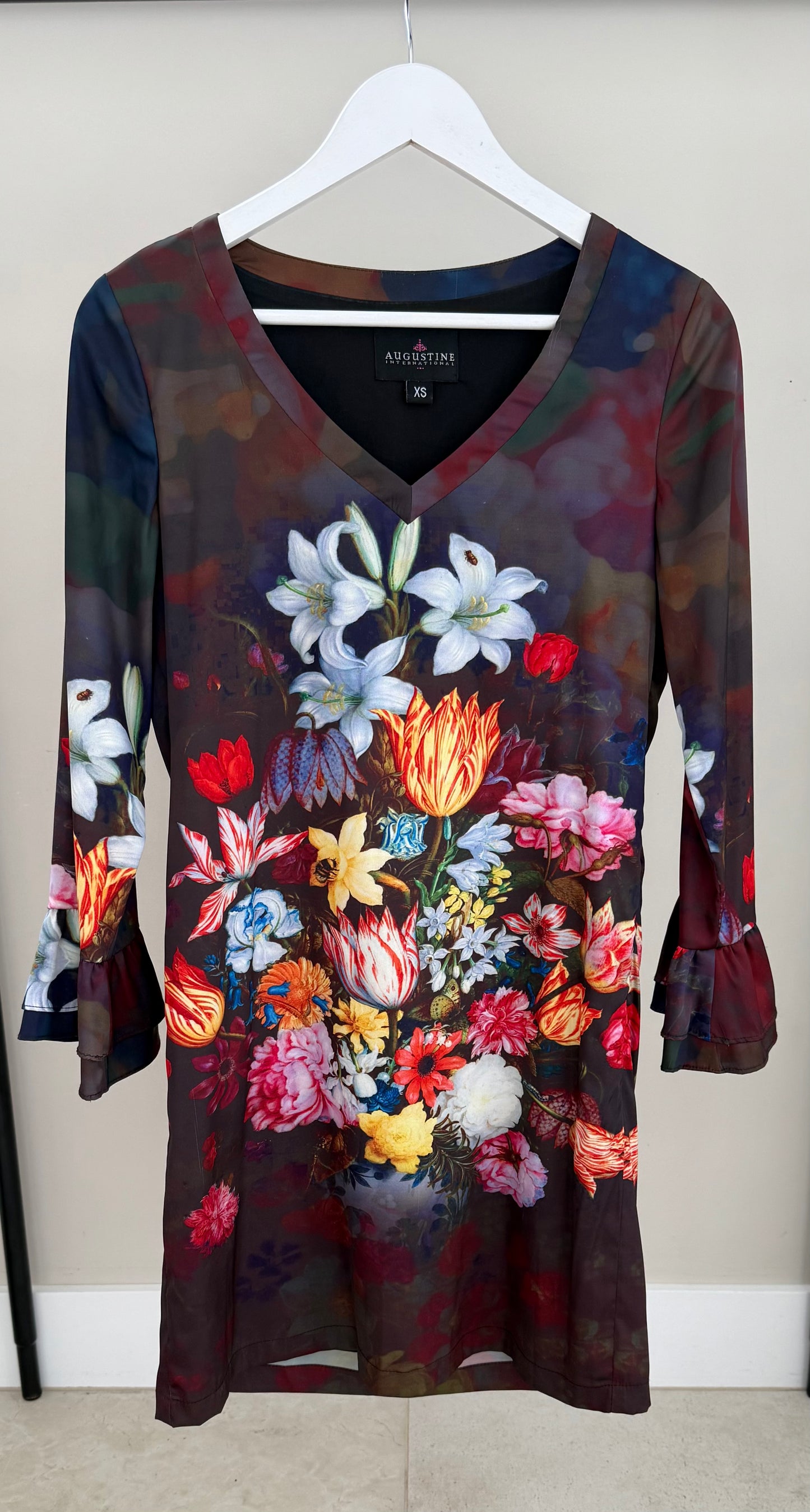 AUGUSTINE Floral Knee Length Dress