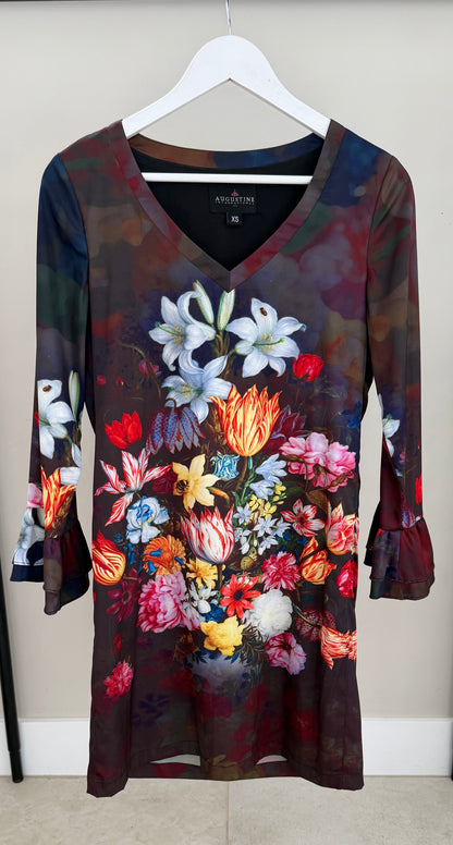 AUGUSTINE Floral Knee Length Dress