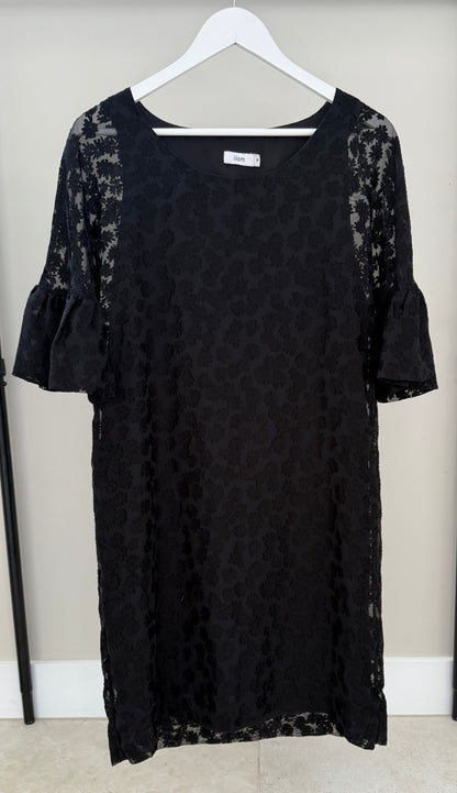 RUBY/LIAM Black Knee Length Dress