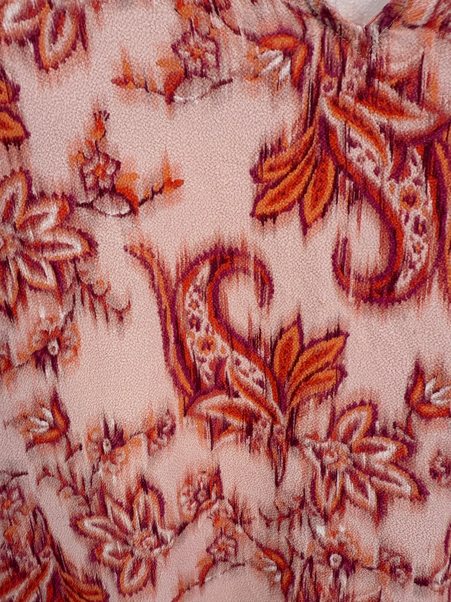 BLUE ILLUSION Pink/Orange Knee Length Dress
