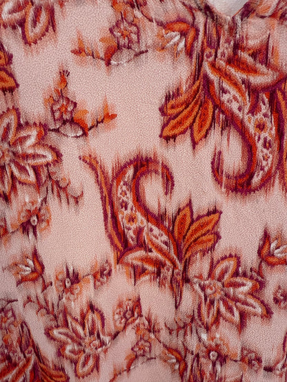 BLUE ILLUSION Pink/Orange Knee Length Dress